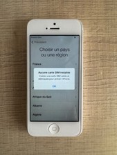 Apple iPhone 5 - argent -