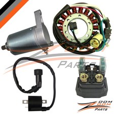 2004 - 2010 Yamaha Raptor 350 Starter Ignition Coil Solenoid Relay Stator YFM