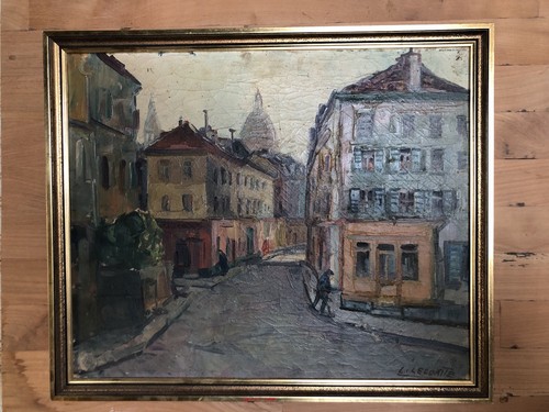Huile sur toile - huile,