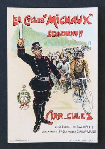 Publicité chromo 1900 cycles - 1900,