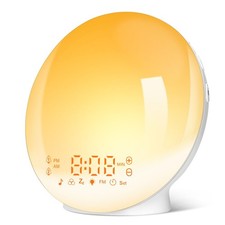 Alarm clock light LED radio alarm clock morning bright bedside lamp 20 levels of L...