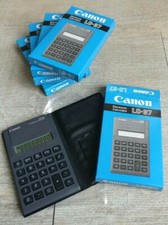 Vintage Canon LC-37 Electronic Calculator Antique Original Box