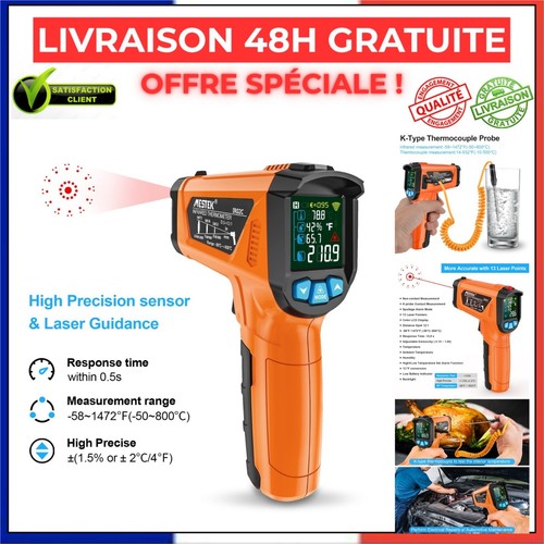 Thermomètre infrarouge mestek - infrarouge,