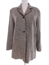 ⭐ BETTY BARCLAY Manteau pour Femmes Brun 40 Manches longues Laine ⭐