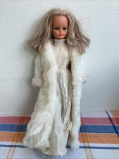 Ancienne Poupée Cathie Bella ? Vêtement Manteau Collection Dans Son Jus 