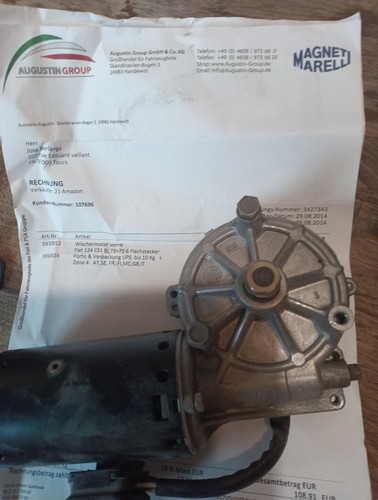 Moteur essuie glace - glace, 124