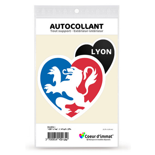 Sticker autocollant coeur - autocollant,