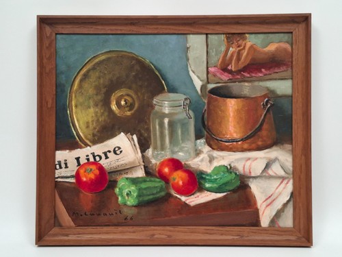 Ancien tableau peinture - ancien, nature