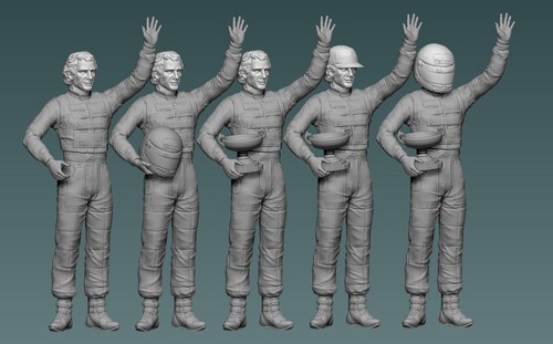 Ayrton senna resin model - ayrton,