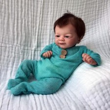 Reborn Baby Boy Doll 18 Inch Silicone Realistic Baby Real Lifeli Doll...