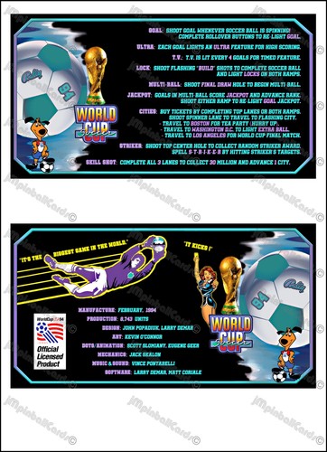 Bally world cup soccer 1994 - cup,