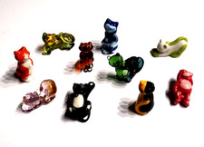 Série complète de fèves DUO DELI'CATS 2024 CHATS VERRE ET PORCELAINE * 204