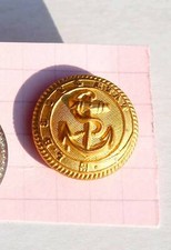 BUTTON / BUTTON MILITARY UNIFORM - L.B & S.G & CONDITION - MARINE ANCHOR 17mm / RARE