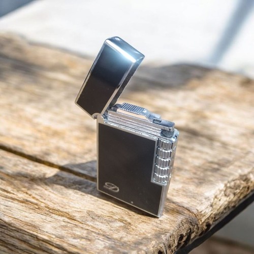 Briquet luxe métal noir - briquet,