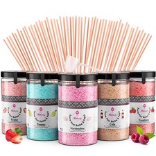 Misskandy® sucre barbe à papa pour machine- Lot de 5 * 300Gr - Arômes Naturel...