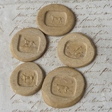 5 Cachets Anciens Marque Sceau