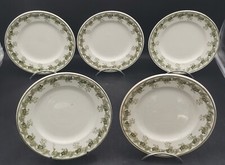 5 ASSIETTES PLATES FAIENCE