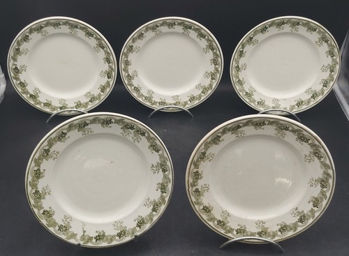 Assiettes plates faience - 5,