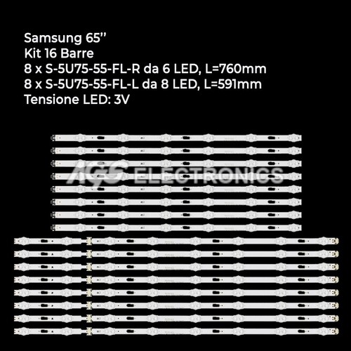 Kit barres bande led - de,