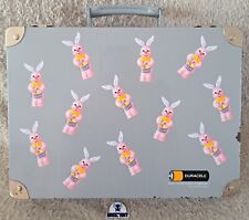 ?Vintage Duracell Rabbit Drum Metal Advertising Suitcase (Rare)