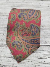 BURBERRY London Silk Tie Red