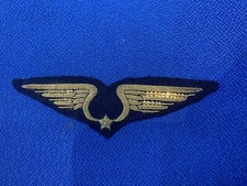 MILITARIA FABRIC BADGE WINGS PILOT AIRCRAFT 