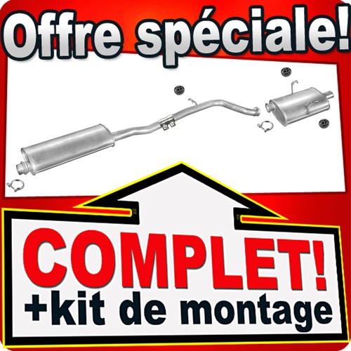 échappement pour peugeot 406 - Échappement,