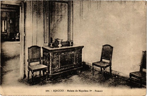 Cpa ajaccio maison de - -,