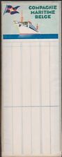 BELGE MARITIME COMPANY ADVERTISING BOOK - CRUISE SHIP - FLAG