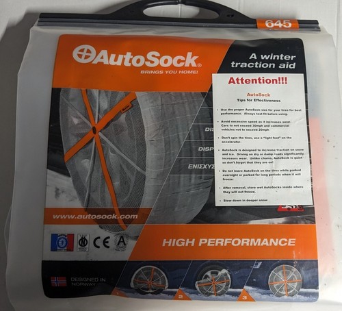 Autosock 645 snow socks alt - snow,