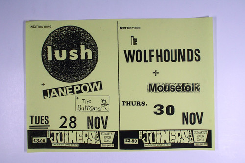 Lush the wolfhounds flyer - lush,