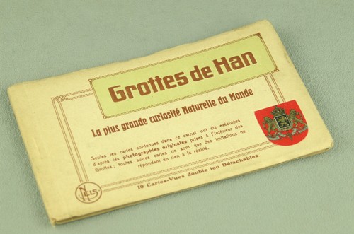 Grottes han belgique carnet - han,