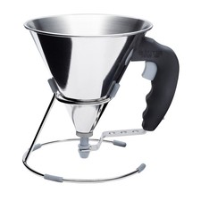 Entonnoir à piston 0.8l inox14.5 cm de buyer