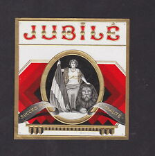 Antique Lytho Cigar Label BN84239 Jubilee Lion Woman 