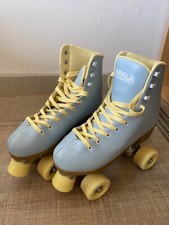 Rollers quad bleu et jaune