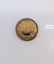 Pièce or dos pesos 1945 Or 900/1000 1,65g