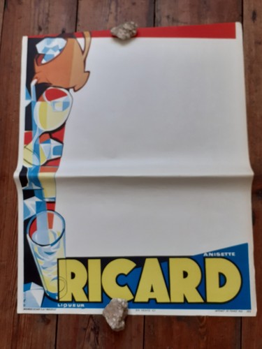 Authentique affiche ricard - authentique,