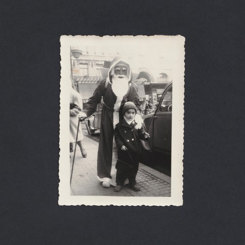 Père noël étrange creepy - père,