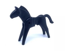 Playmobil * Western * Black Horse Vintage Old Model