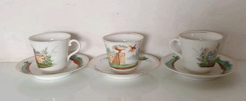 Tasses antique porcelaine 18 - tasses,