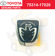 Emblème avant noir MIDSHIP RUNABOUT TOYOTA MR2 Roadster Spyder ZZW30 d'origin...