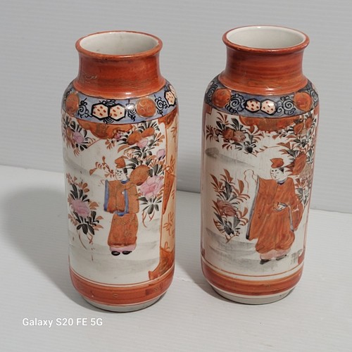 Vases meiji kutani japon - meiji kutani,