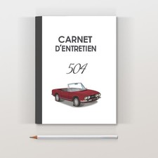 Carnet d'entretien Peugeot 504