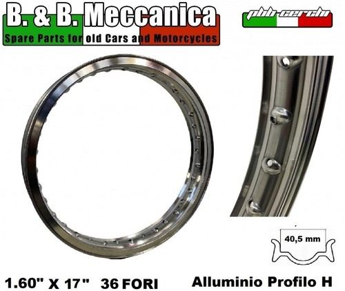 Roue aluminium 17 36 - 1.60, x