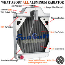 Radiator Fits Case IH 530CK Gas Diesel 580B 580CK #AR39345 A39345 A35583 Tractor