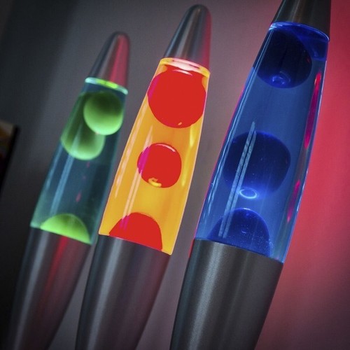 Lampe verte lave magma - lampe,