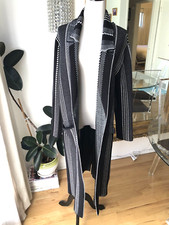 Zara Manteau en Maille Noir et