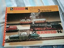 ARNOLD 1976 VINTAGE MINIATURE TRAIN CATALOGUE -gleisanlagenbuch band 2 