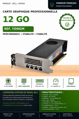 Dell nvidia rtx a2000 - a2000, 12gb
