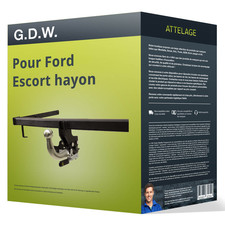 Attelage pour Ford Escort hayon V type AAL / ABL démontable sans outil G.D.W.